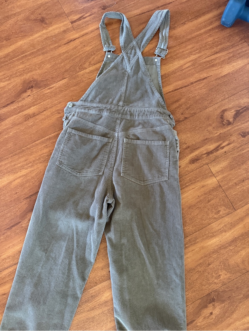 ASOS Corduroy Olive Green Overalls for Women - Picture 7 of 8